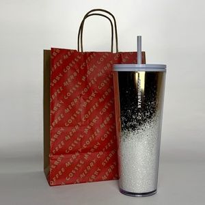 Starbucks Holiday 2019 Mirror Glitter Gold Cup